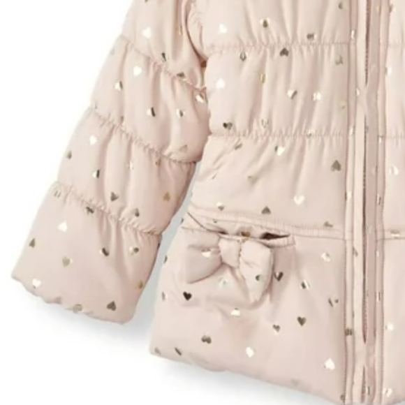BABY PINK PUFFER JACKET - Picture 6 of 7